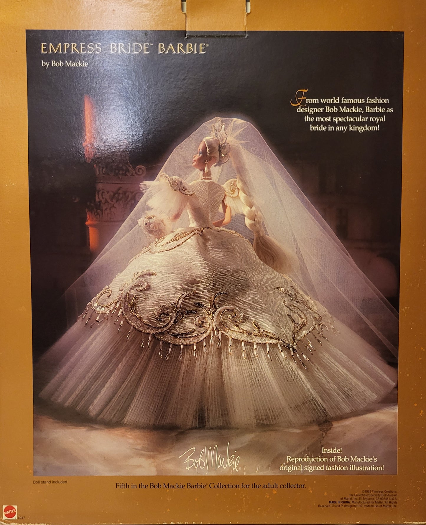EMPRESS BRIDE BARBIE by BOB MACKIE- 5th in a series