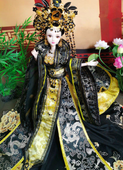 Chinese Style Doll 30CM In Gorgeous Wedding Dress Crown