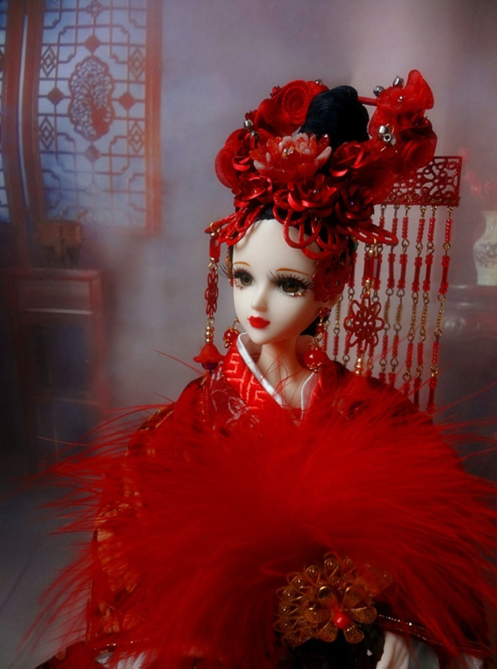 Limited Collection 30CM Doll In Handmade Ancient CostumeW