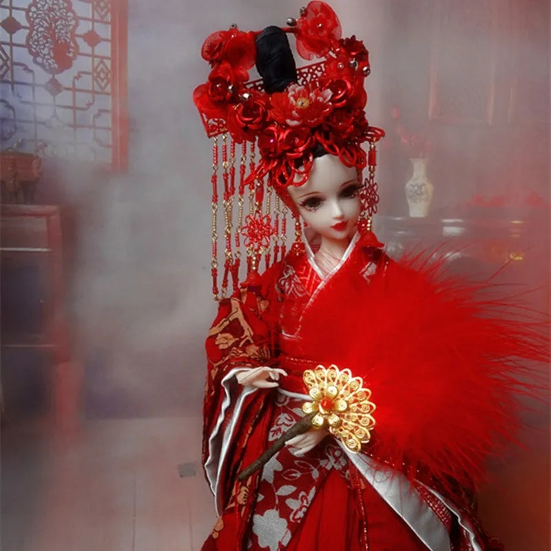 Limited Collection 30CM Doll In Handmade Ancient CostumeW