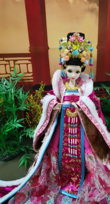 Chinese Style Doll 30CM In Gorgeous Wedding Dress Crown