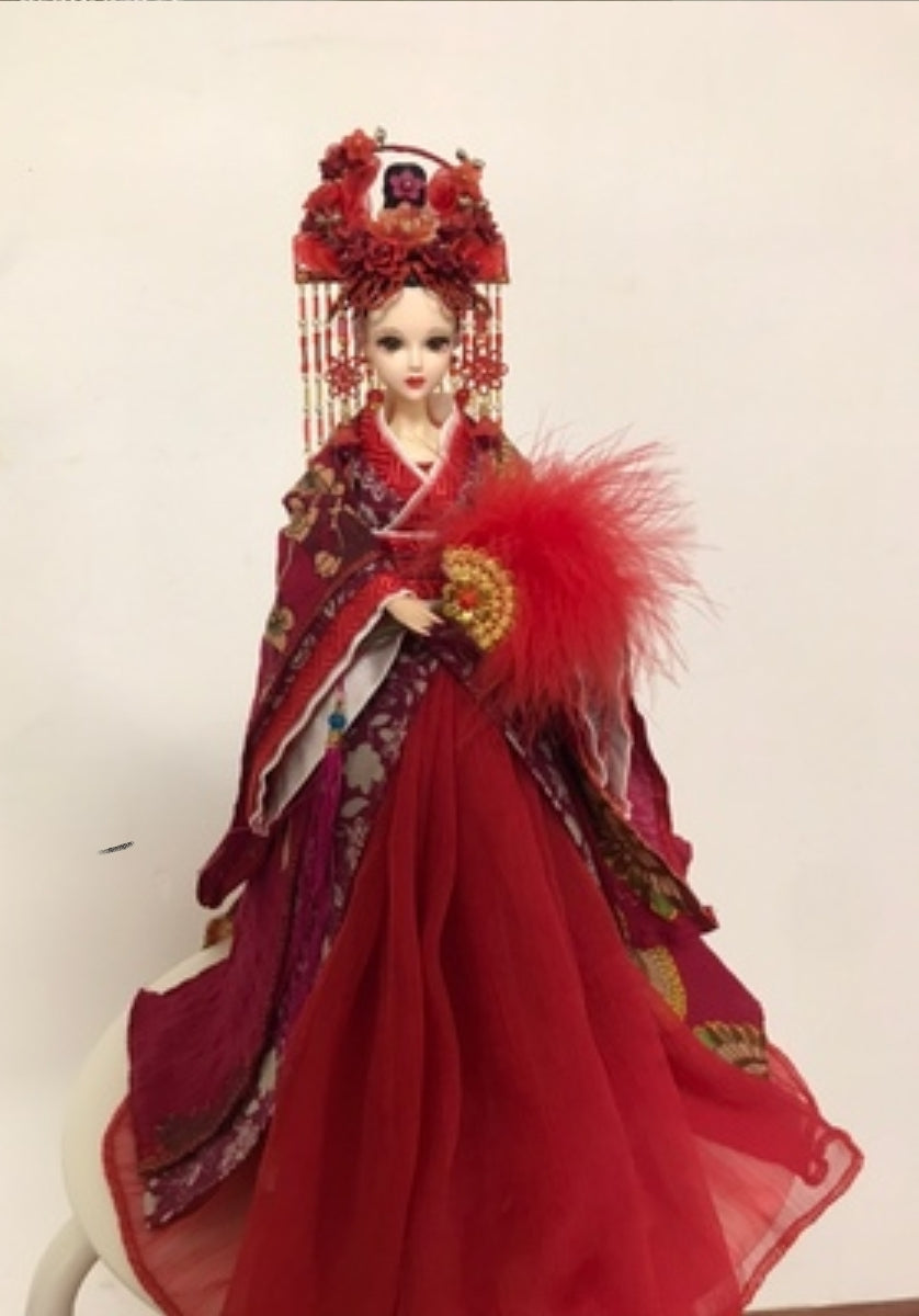 Limited Collection 30CM Doll In Handmade Ancient CostumeW