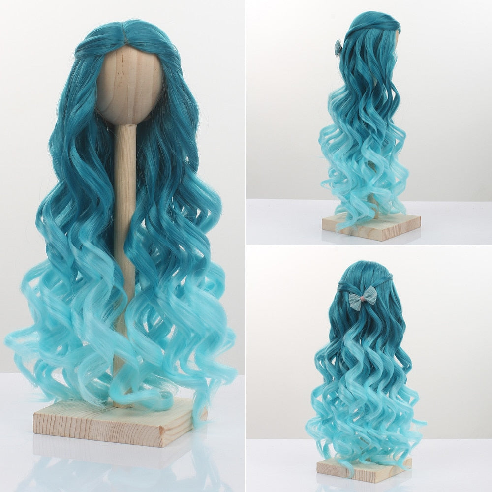 BJD Doll Wig - Ombre Color Doll Hair Wigs  For SD MSD BJD