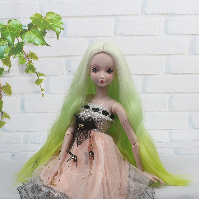 BJD Doll Wig - Ombre Color Doll Hair Wigs  For SD MSD BJD