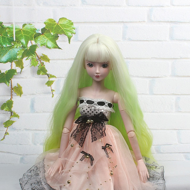 BJD Doll Wig - Ombre Color Doll Hair Wigs  For SD MSD BJD