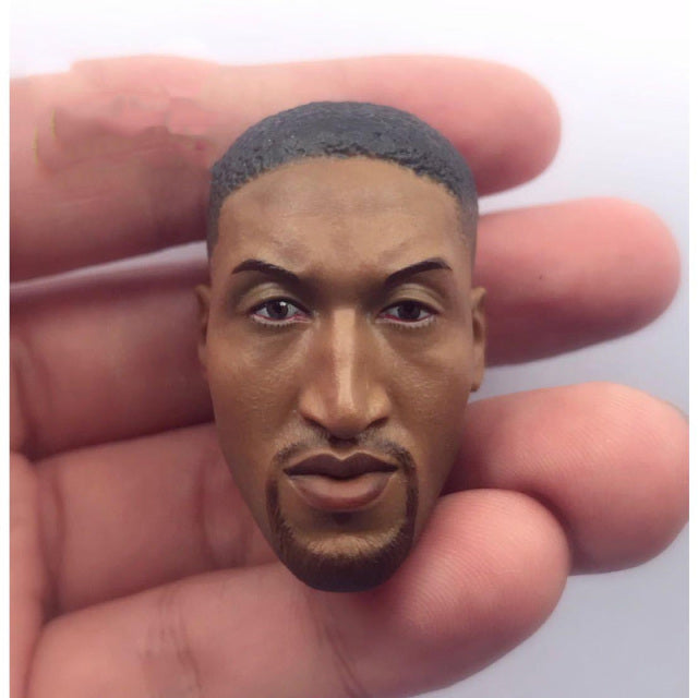 1/6 Scale Male Head Sculpt Basketball Player Head Carving Fit 12 Inches Male Action Figure Body