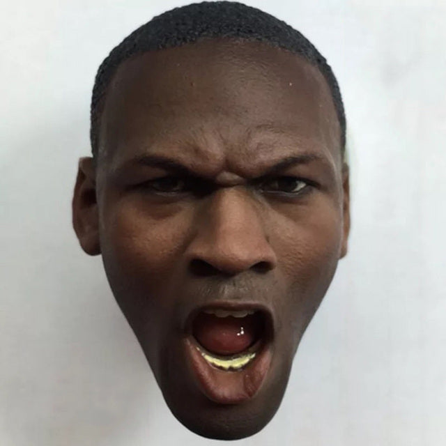 1/6 Scale Male Head Sculpt Basketball Player Head Carving Fit 12 Inches Male Action Figure Body