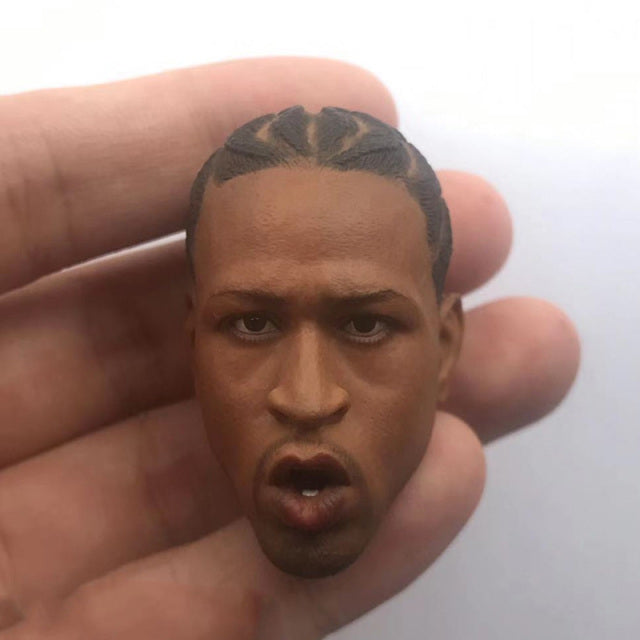 1/6 Scale Male Head Sculpt Basketball Player Head Carving Fit 12 Inches Male Action Figure Body