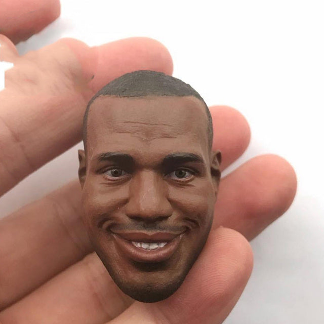 1/6 Scale Male Head Sculpt Basketball Player Head Carving Fit 12 Inches Male Action Figure Body